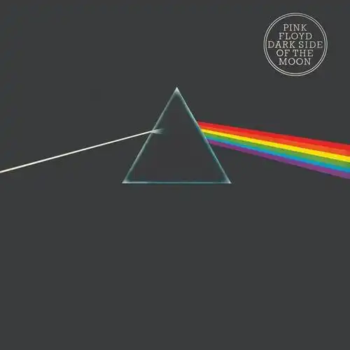 (图为pink floyd专辑《dark side of the moon》封面)