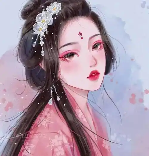 古风唯美仙女头像古代小说美女