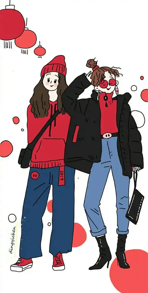 壁纸 闺蜜2_手机壁纸_动漫卡通手机壁纸_我要个性网