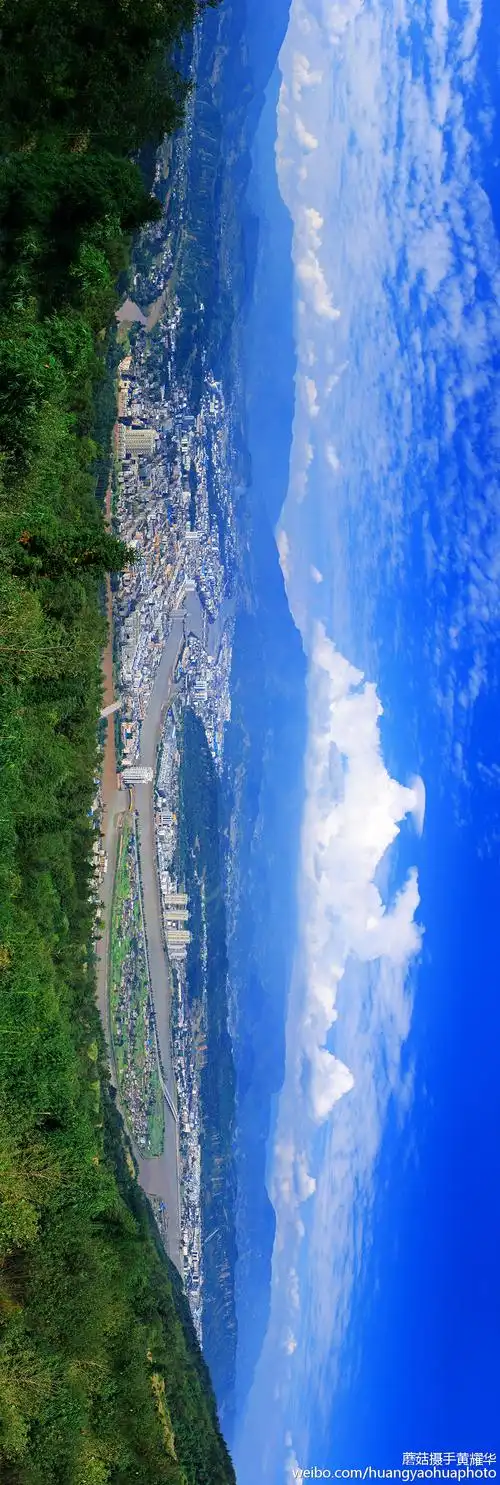 先来一张雅安全景,看看我们川农大在什么地方吧!