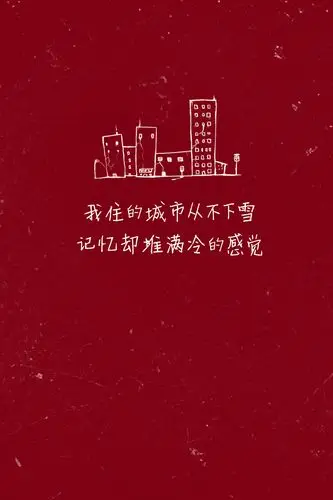 歌词壁纸圣诞结陈奕迅我住的城市