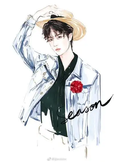 王一博手绘饭绘漫画