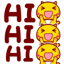 哈咪猫英文表情～hi