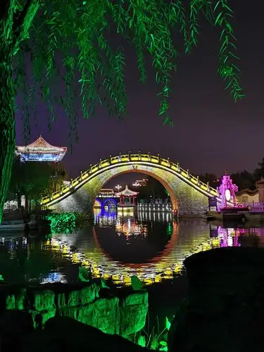 河南开封市夜景