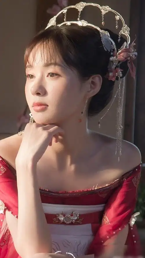 郑合惠子新古装花间新娘造型提前鉴赏阳光温暖如向日葵