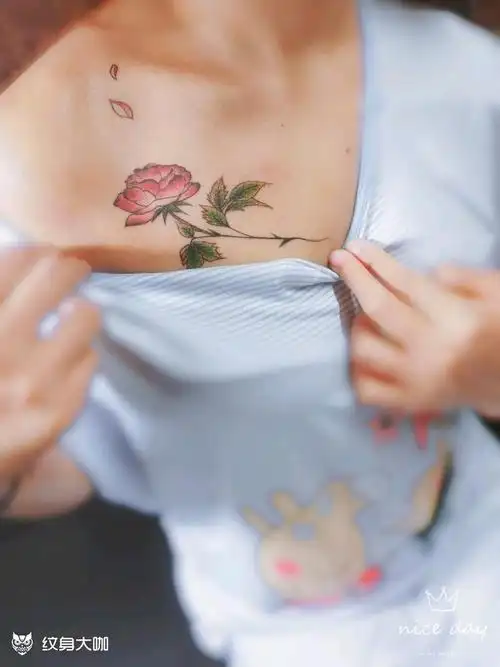 胸花_纹身图案手稿图片_罗明帅的纹身作品集