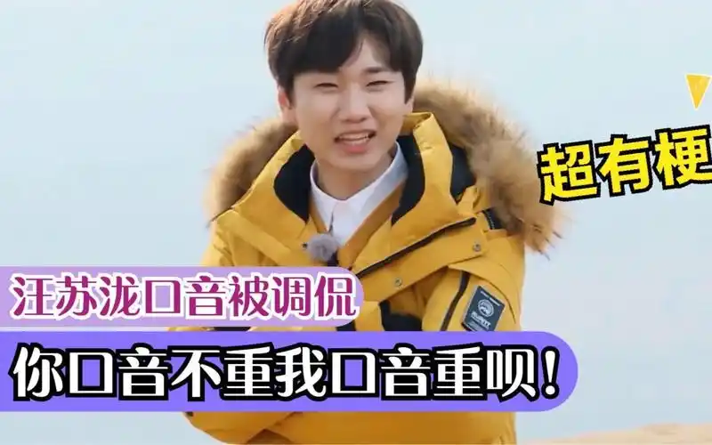 汪苏泷说话有多搞笑?一嘴大碴子味还说自己没口音,汪涵直接笑喷