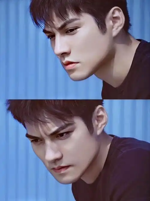 神颜级别——严屹宽的骨相美,美在脸型大轮廓!