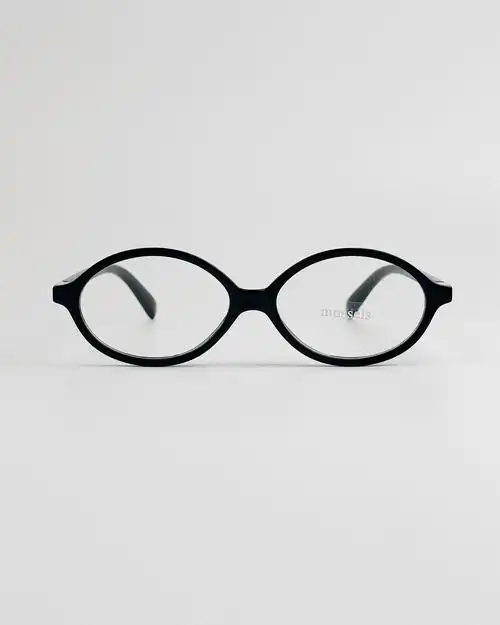 404店小框椭圆书呆子眼镜配度数高度近视时髦斯文素颜平光镜女