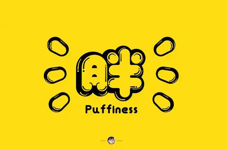 珠圆玉润56款胖字体设计