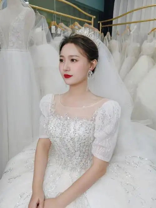 新娘白纱妆造