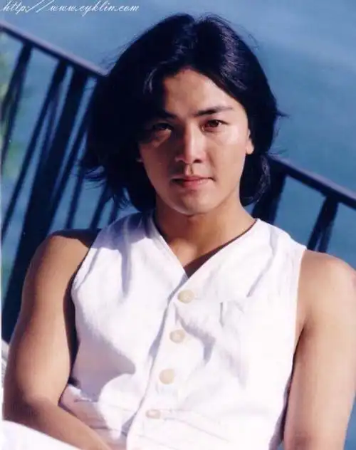 郑伊健的长发造型已经深入人心了,也成为了他的标志性发型:和陈坤