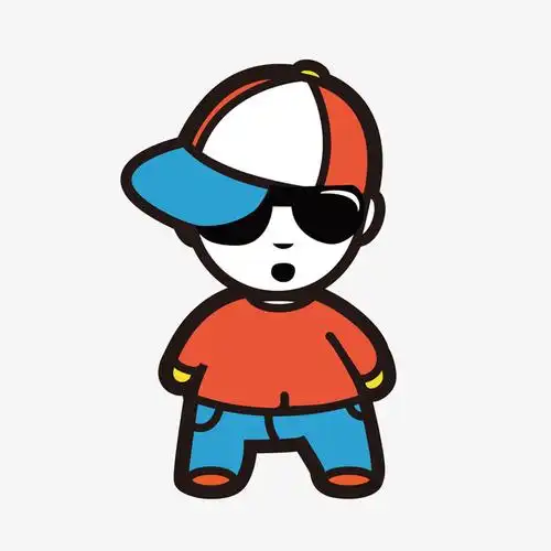 酷炫卡通小朋友