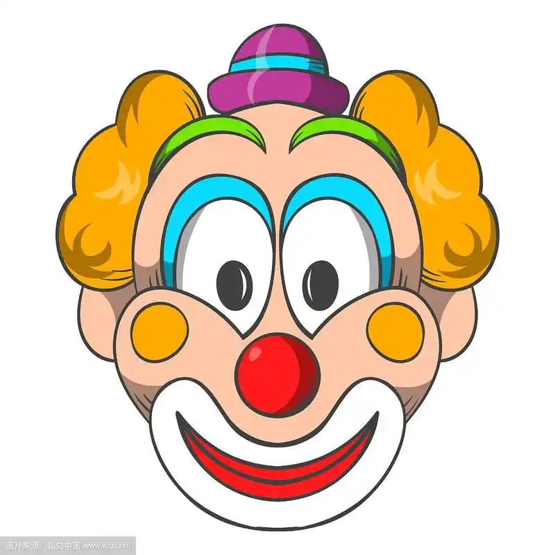 头像小丑卡通风格