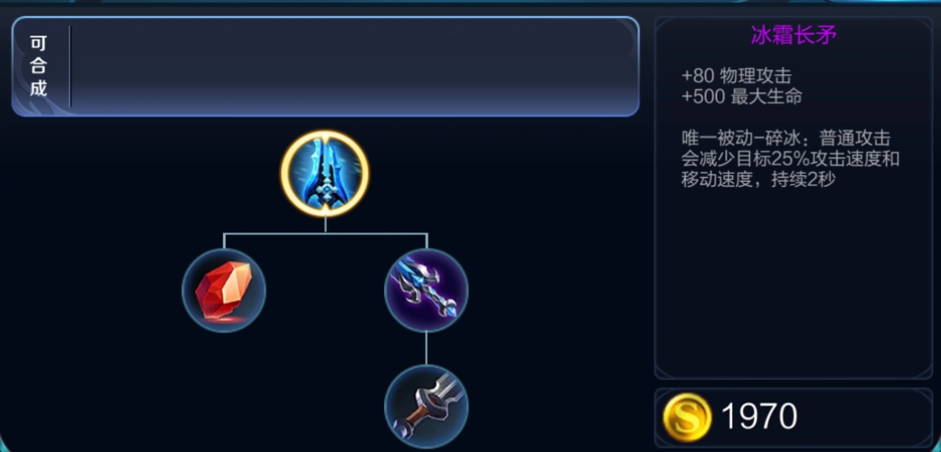 《王者荣耀》后羿搭配冰霜长矛出装效果好吗?