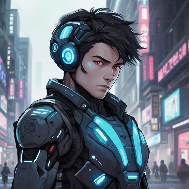 炫酷赛博朋克头像💥谁不爱? 哇塞,这也太帅了!😍 超爱这种炫酷科