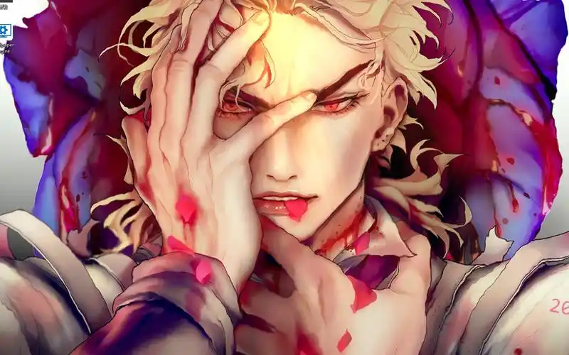 wallpaper engine 自制动态壁纸展示 dio 处刑曲