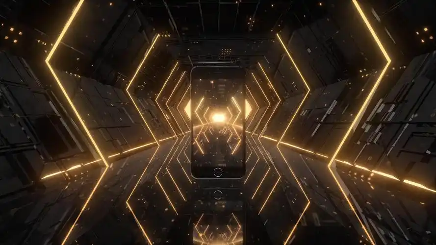 e3d制作科技感金属反射手机宣传片