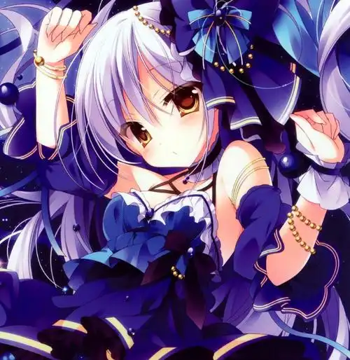 二次元动漫美图欣赏打扮华丽动感迷人的漂亮女孩