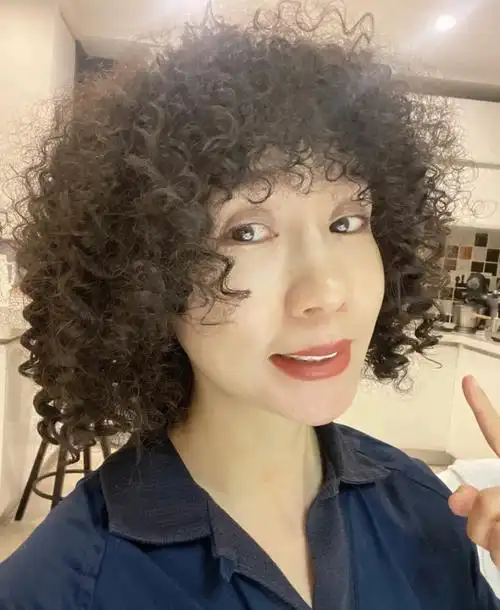 羊毛卷拉美卷爆炸头黑人烫复古卷