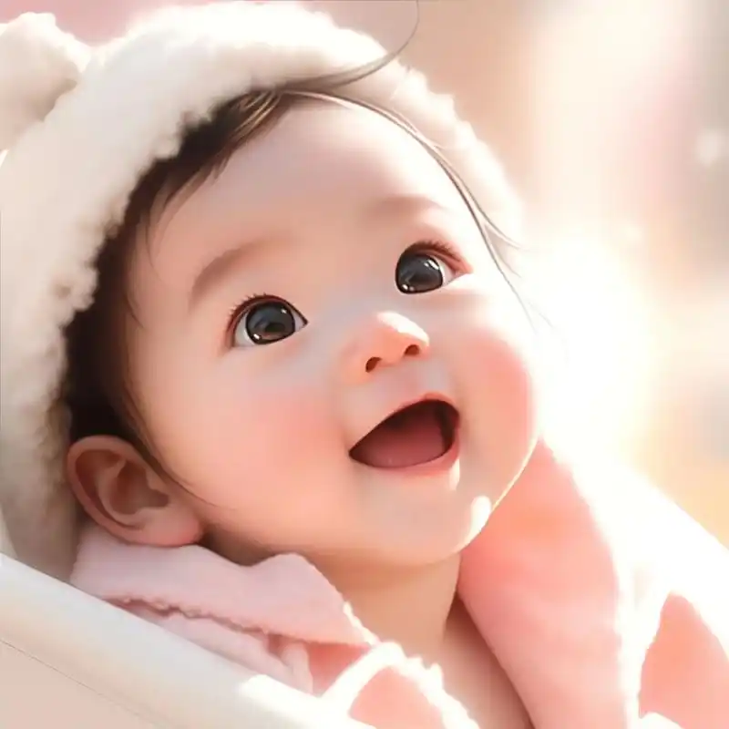 大眼萌娃,超可爱女宝头像.孕妈必备专用漂亮宝宝头像壁纸.孕期 - 抖音