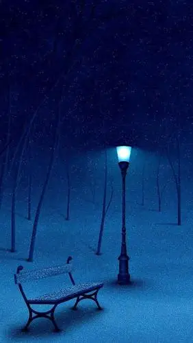 唯美意境孤独长椅