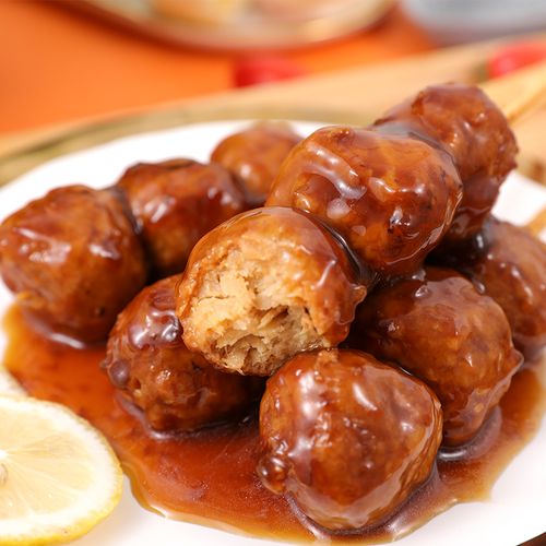 大成照烧脆骨丸子鸡肉丸日式鸡肉串挂汁脆骨丸711便利店罗森美食