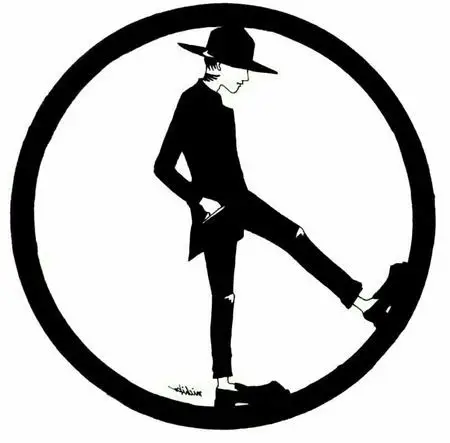 一个圆圈里,有一个人两只脚都打开的图标,权志龙的图,和这个一样的,就