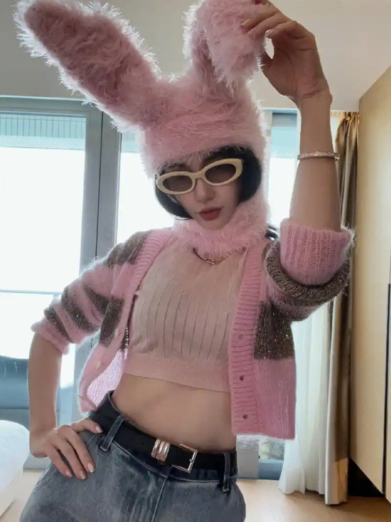 angelababy杨颖发自拍一套粉嫩穿搭好少女6015 angelababy 刚刚发