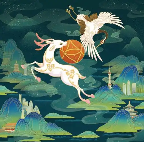 这些中国风插画及视觉应用太亮眼了