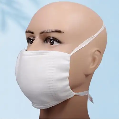 24层纱布口罩脱脂棉纯棉加厚加密白色打磨工业防粉尘劳保口罩