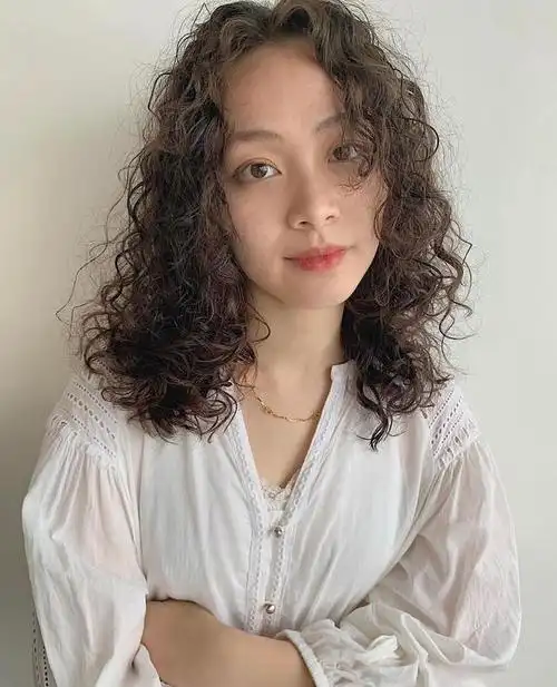 全头烫小卷真洋气