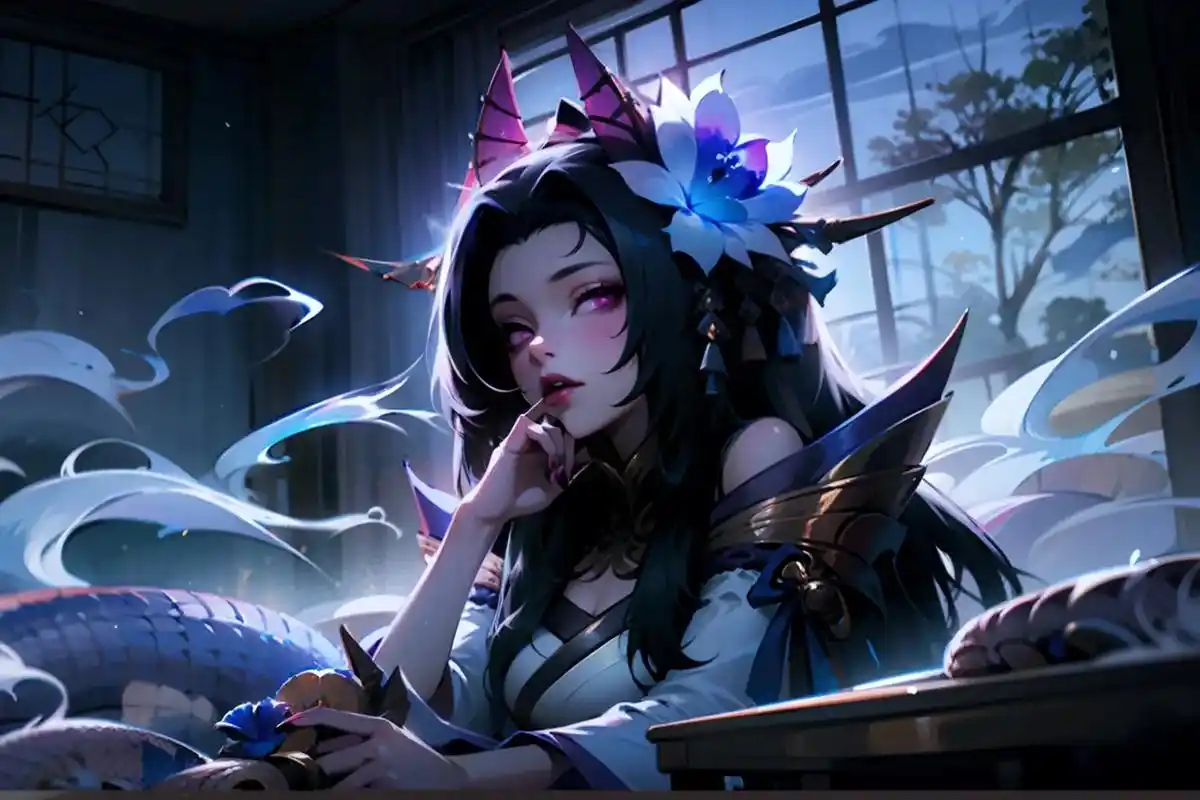 最后一版蛇女了,懒得修了020202一波低清图#lol #a - 抖音