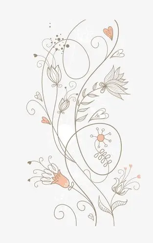 矢量花藤植物免抠素材免费下载_觅元素51yuansu.com