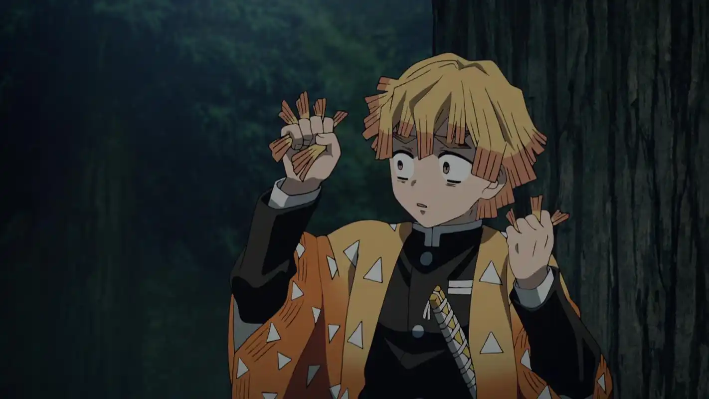 动画鬼灭之刃:我妻善逸偶像包袱太重,不过初始动作真帅!