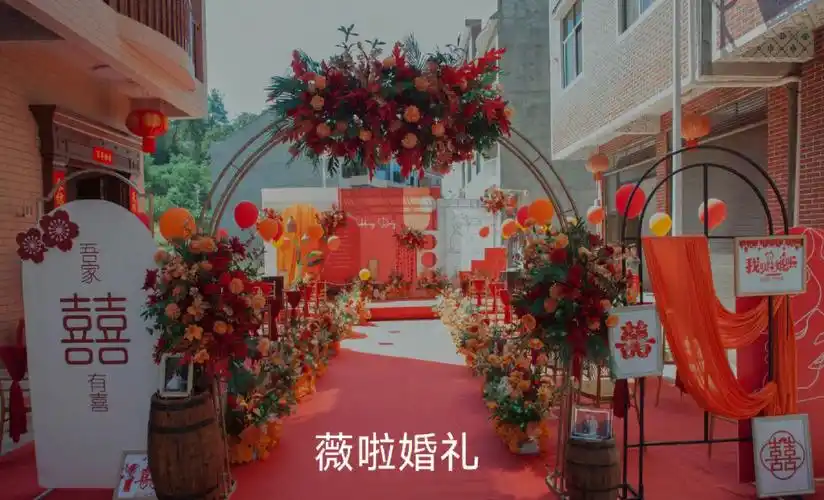 衡阳农村户外婚礼实拍