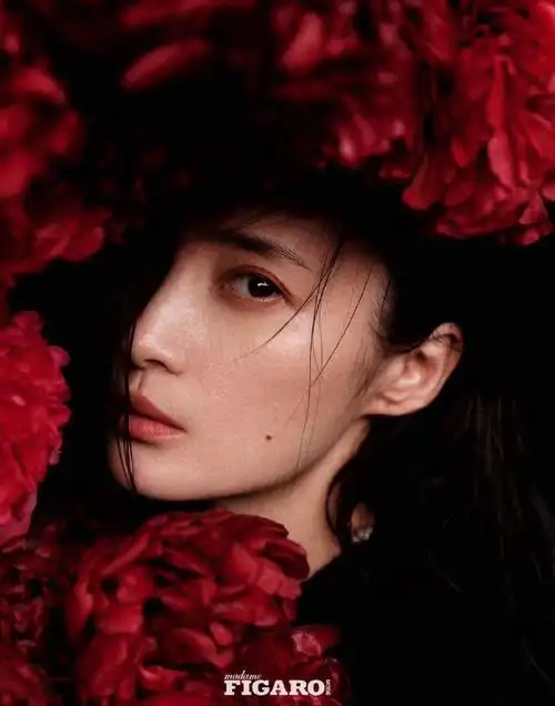 蒋勤勤费加罗裸妆大片