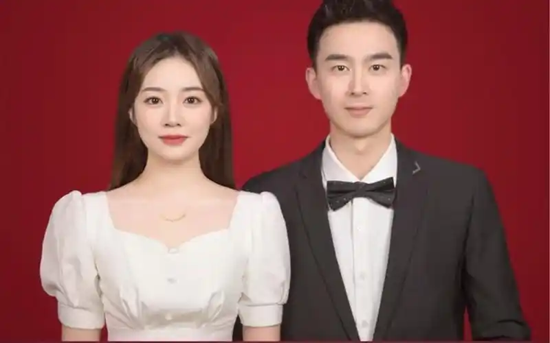 p图神器 证件照ps最美证件照来啦#登记照 #修图前vs修图后 #领证结婚