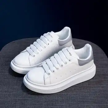 小白鞋女学生春秋季新款韩版厚底女休闲鞋网红女鞋银色37