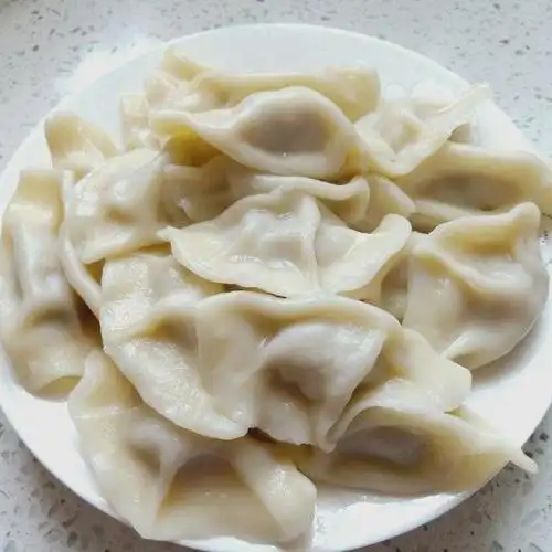 第17步,饺子煮熟盛出