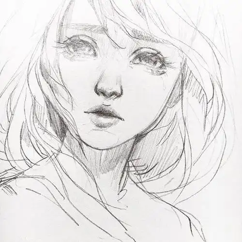 如何画人物线稿?临摹线稿必备素材!