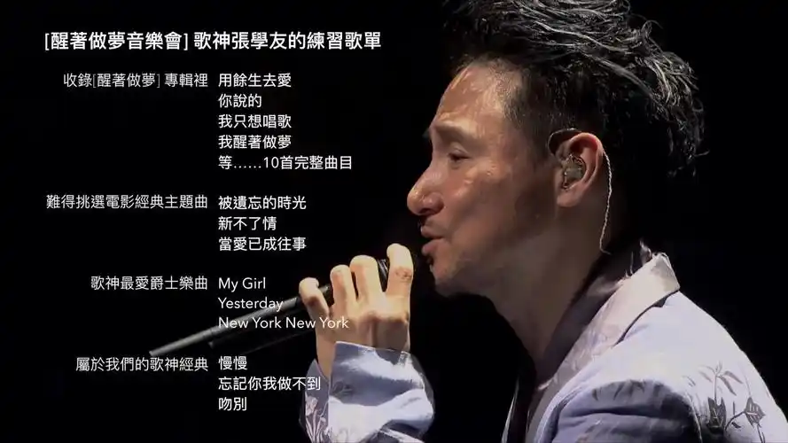 张学友20181203醒着做梦光碟发售预告