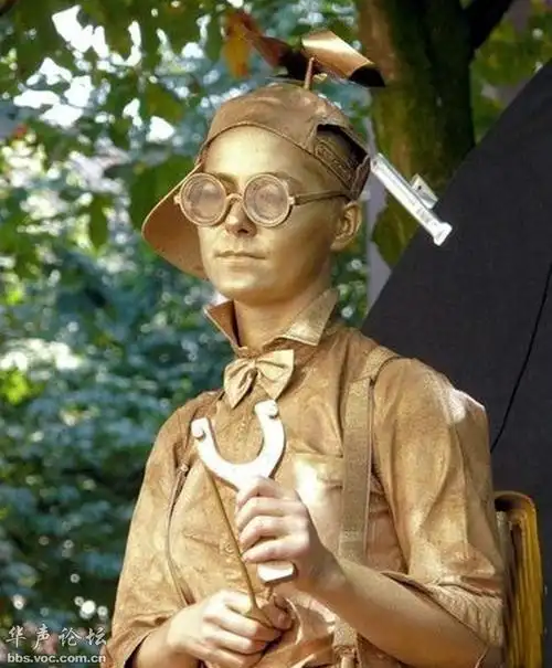 行为艺术之世界各地的活人雕像