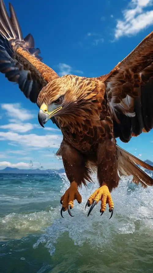 金雕大鹏雄鹰出击宏图大展