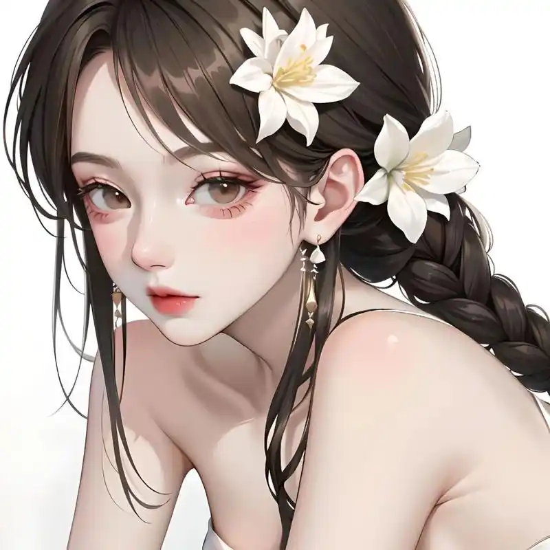 黑发闺蜜头像/女生头像～ 黑色yyds