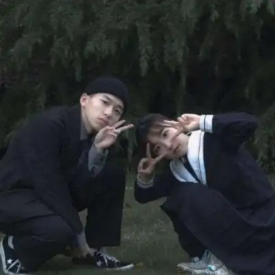 高清小红书好看情侣头像两张一对图片