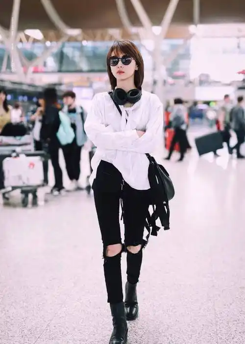 原创王子文简直小个子穿搭范本时髦又不费力照着学就对了