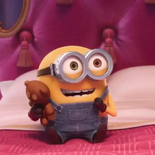 小黄人十年快乐陪伴#鲍勃是三个小黄人中最小的一只.