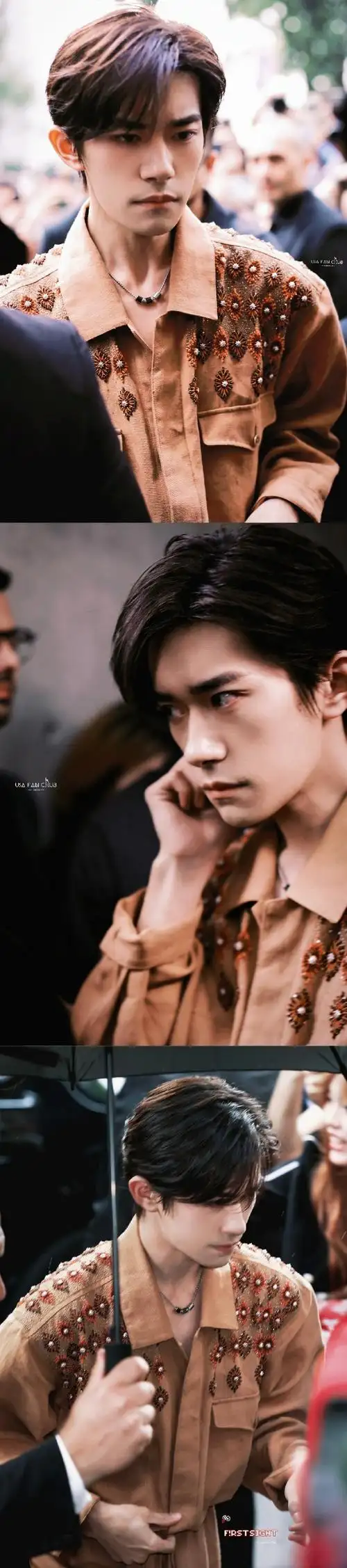 外媒镜头下的易烊千玺生图##易烊千玺奢牌待遇