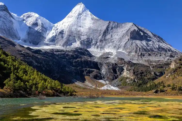 稻城亚丁绝美风光_自然风景_图库_素材_回车素材